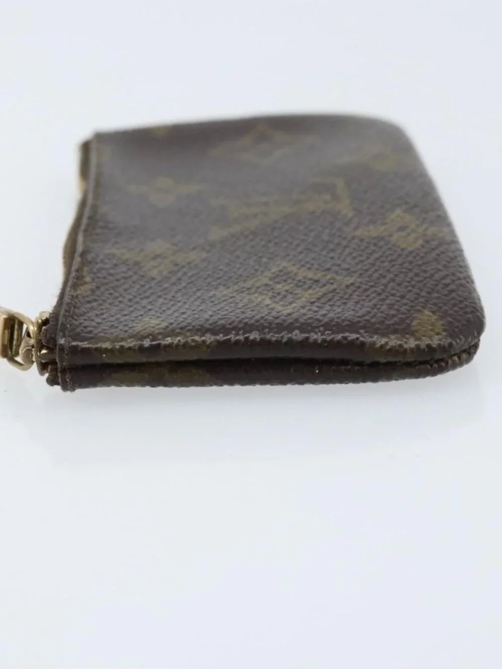 LOUIS VUITTON Monogram Pochette Cles Coin Purse M62650 LV Auth LNZ174